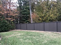 <b>Trex Seclusions vertical board fencing in Winchester Grey</b>